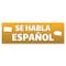 Signmission Se Habla Espanol Banner Concession Stand Food Truck Single Sided B-72-30153 - alternate 1